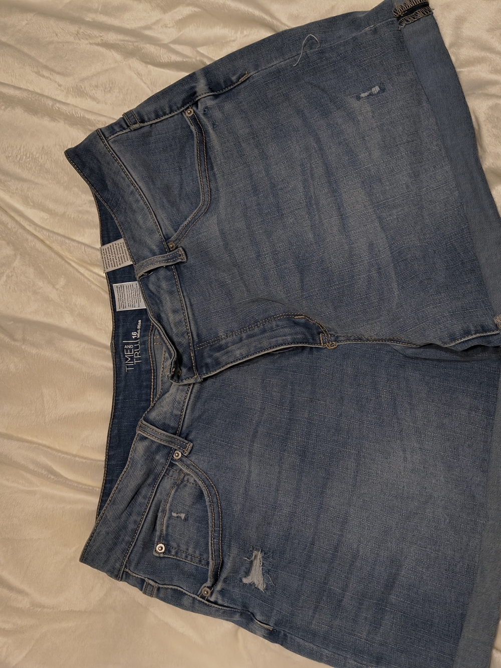 Light Blue Denim Shorts